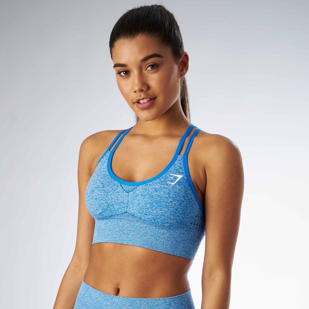 Gymshark Seamless Bra XS Blue